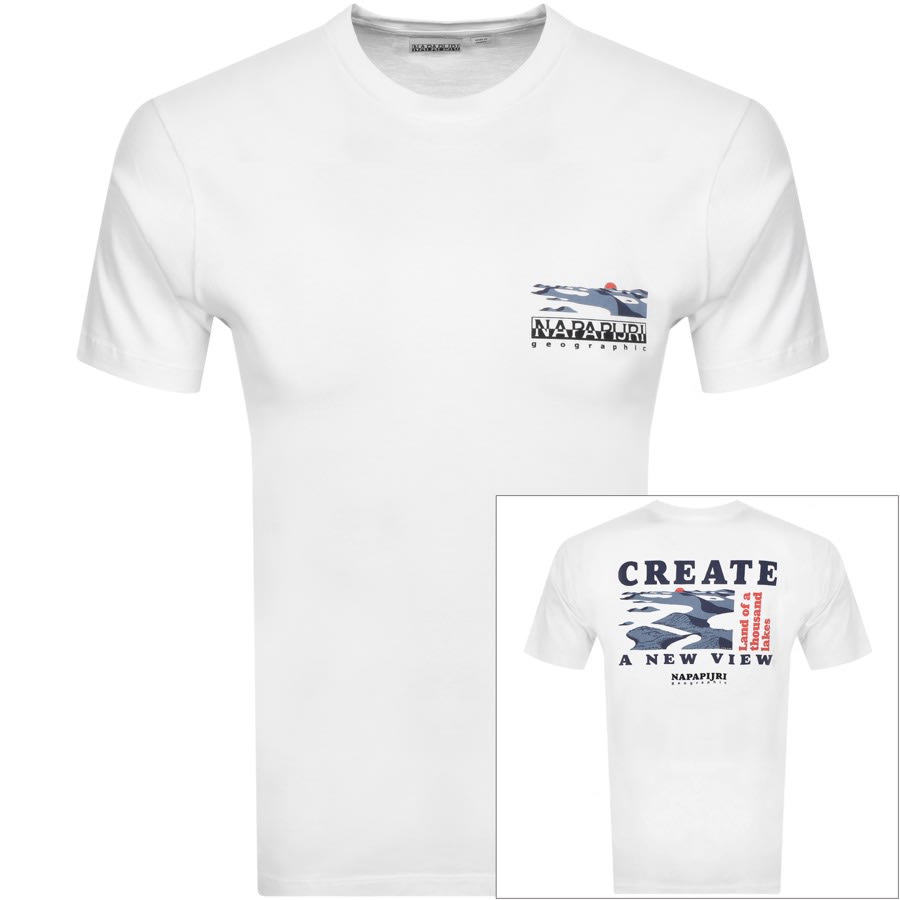 Alternative Image for ProductNapapijri Suar Short Sleeve T Shirt White1